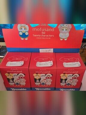 Mofusand × Sanrio characters kiramekko plush